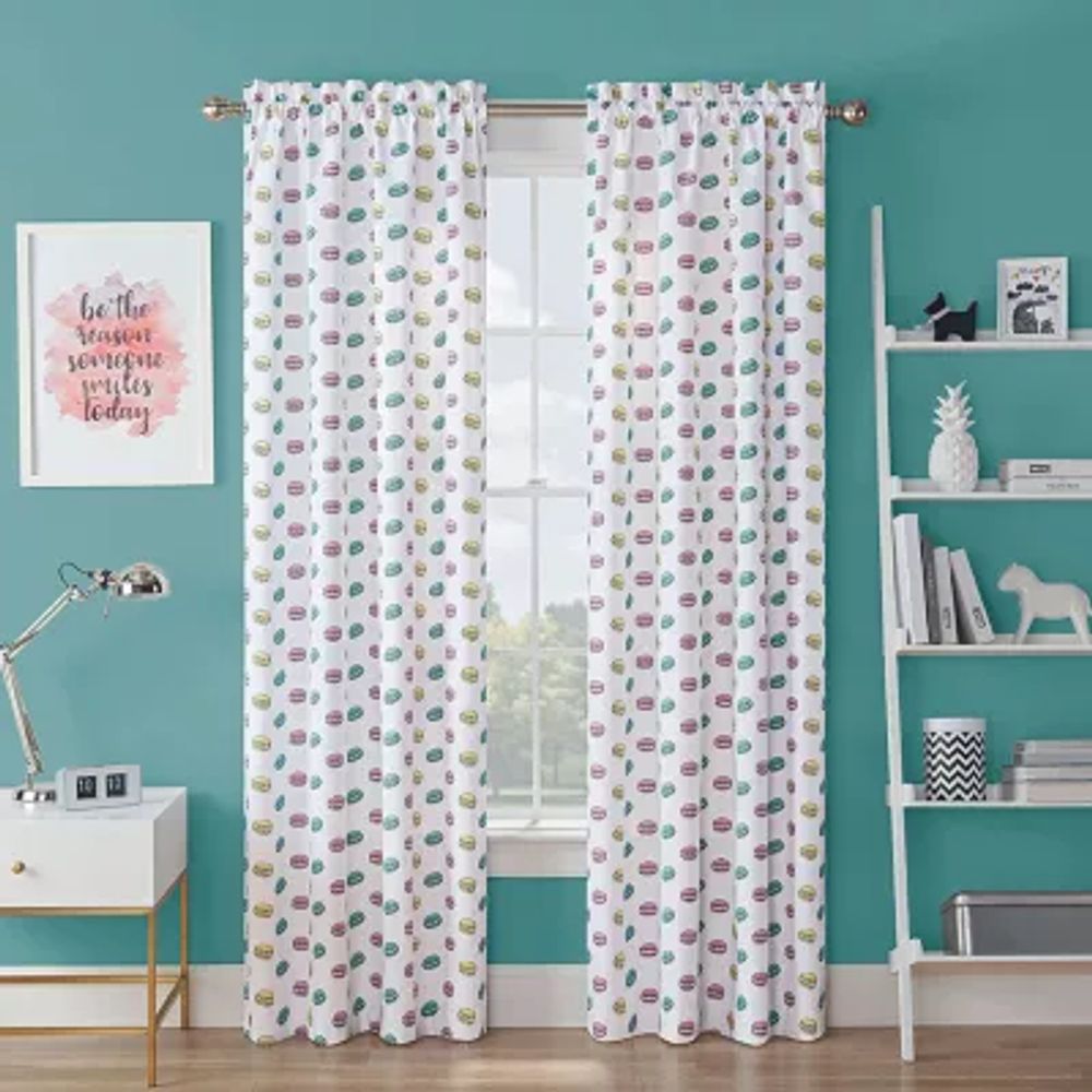 Waverly Life Is Sweet Light-Filtering Rod Pocket Single Curtain Panel