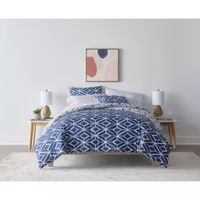 Home Expressions Ayden Geometric Reversible Complete Bedding Set with Sheets