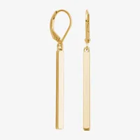 18K Gold Over Silver Drop Earrings