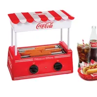 Nostalgia CKHDR8CR Coca Cola Hot Dog Roller