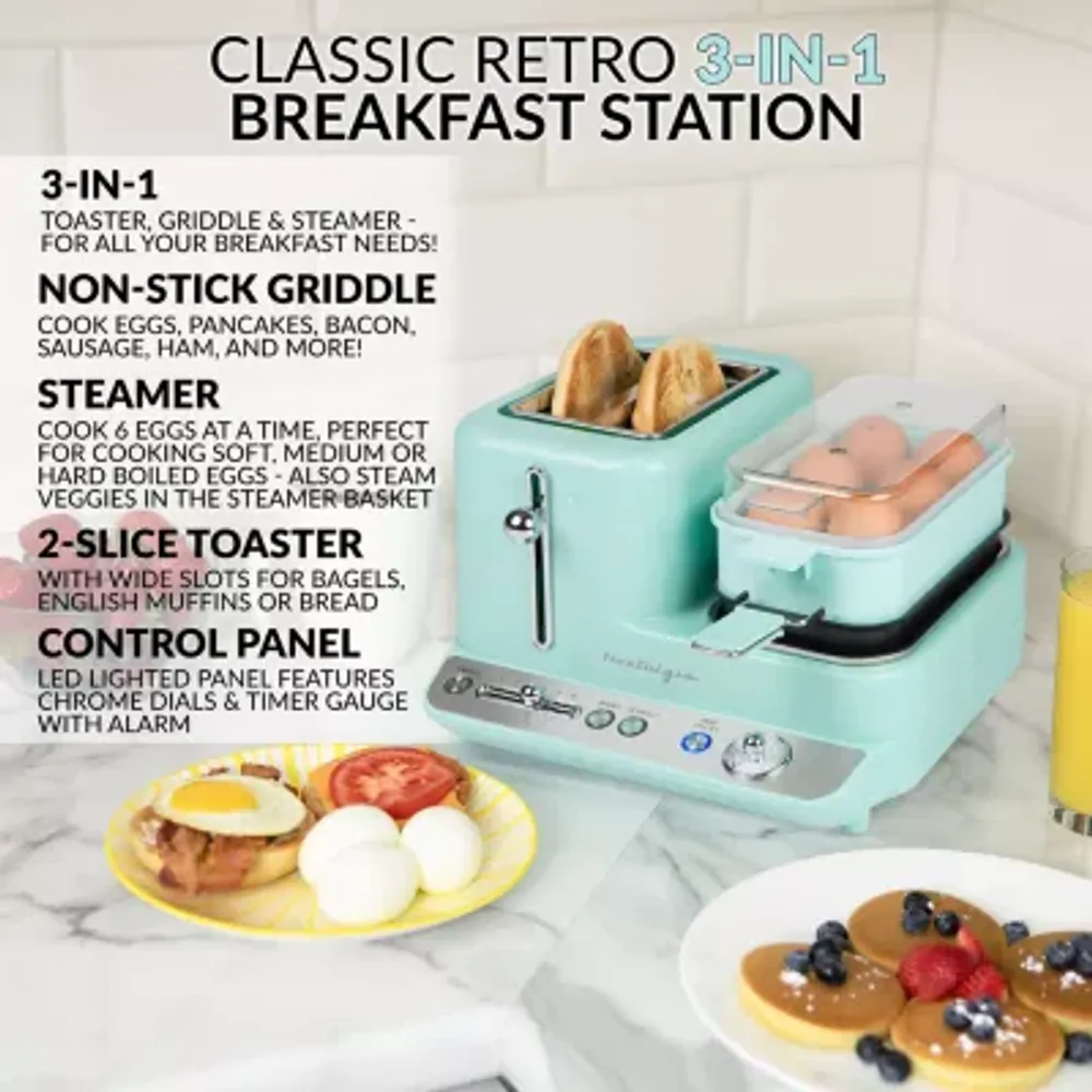 Nostalgia CLBS3AQ Retro 3-in-1 Breakfast Station
