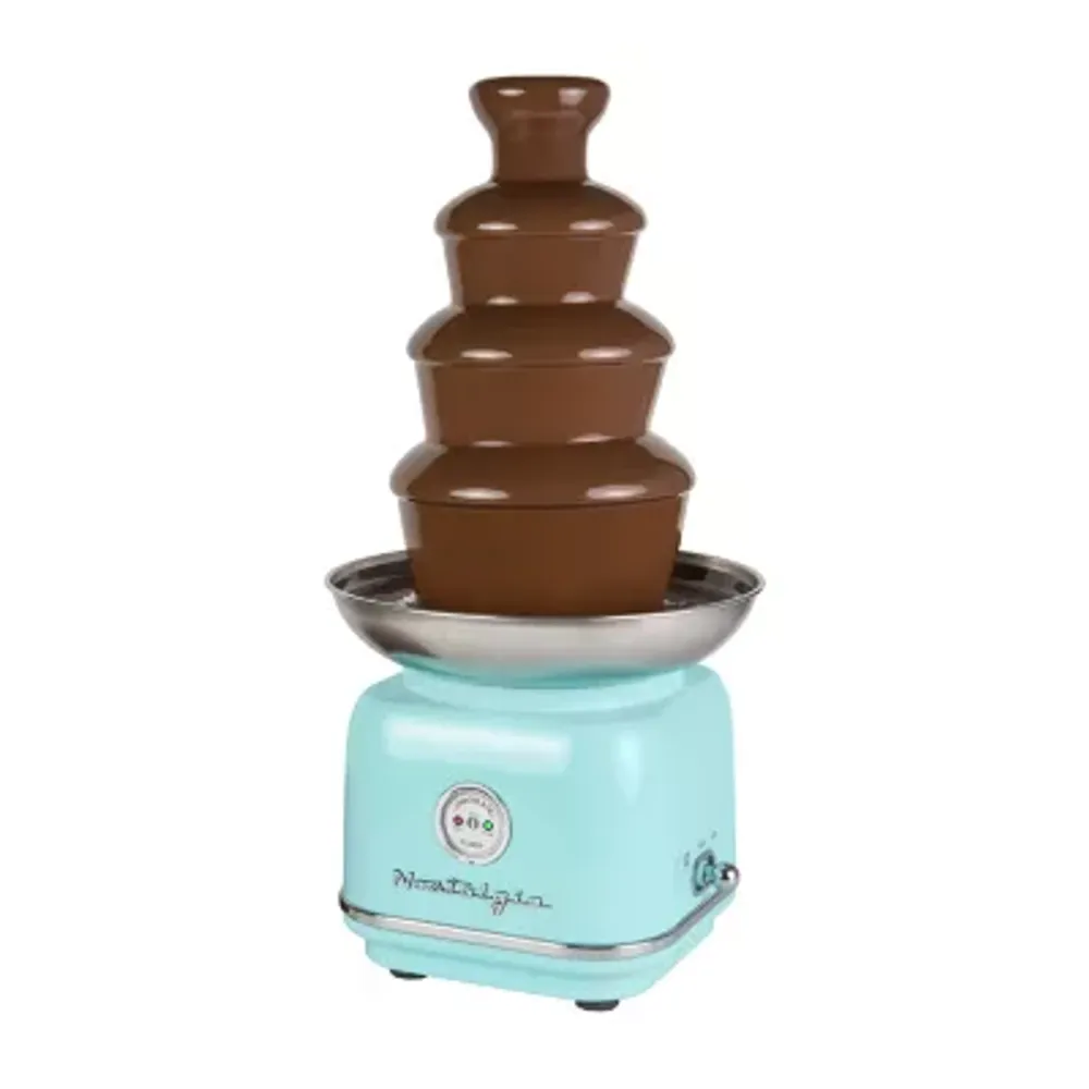 Nostalgia CLCF4AQ Classic Retro 4-Tier 2-Pound Chocolate Fondue Fountain