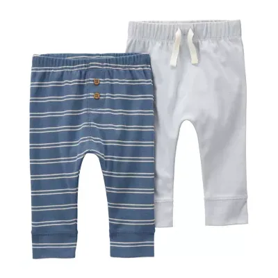 Carter's Baby Boys 2-pc. Straight Pull-On Pants