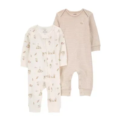 Carter's Baby Boys Long Sleeve 2-pc. Jumpsuit