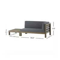 Oana 5-pc. Patio Loveseat