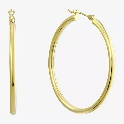 10K Yellow Gold 39mm Hoop Earrings