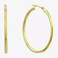 10K Yellow Gold 39mm Hoop Earrings