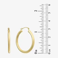 14K Gold 30mm Hoop Earrings