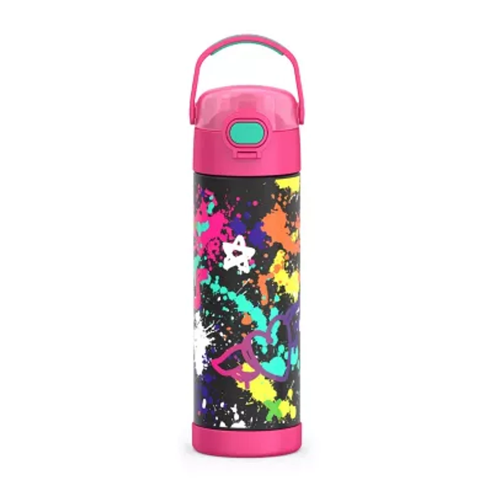 Thermos Grafitti Girl Stainless Steel 16oz. Water Bottle