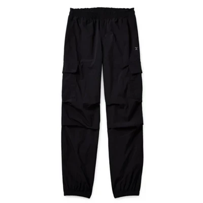 Xersion Little & Big Girls High Rise Cinched Cargo Pant