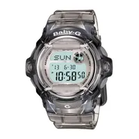 Casio Baby G Womens Digital Gray Strap Watch Bg169r-8m