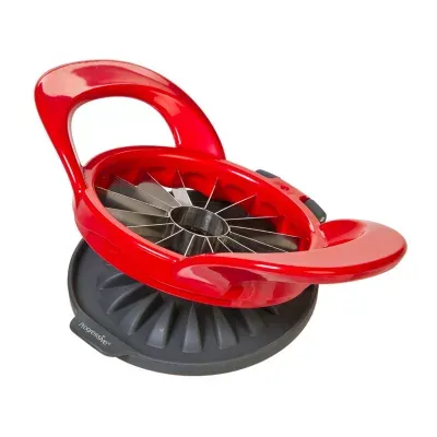 MegaChef 10-in-1 Multi-Use Salad Spinning Slicer, Dicer and Chopper with Interchangeable Blades