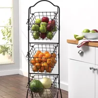 Gourmet Basics by Mikasa Metal Fruit Basket