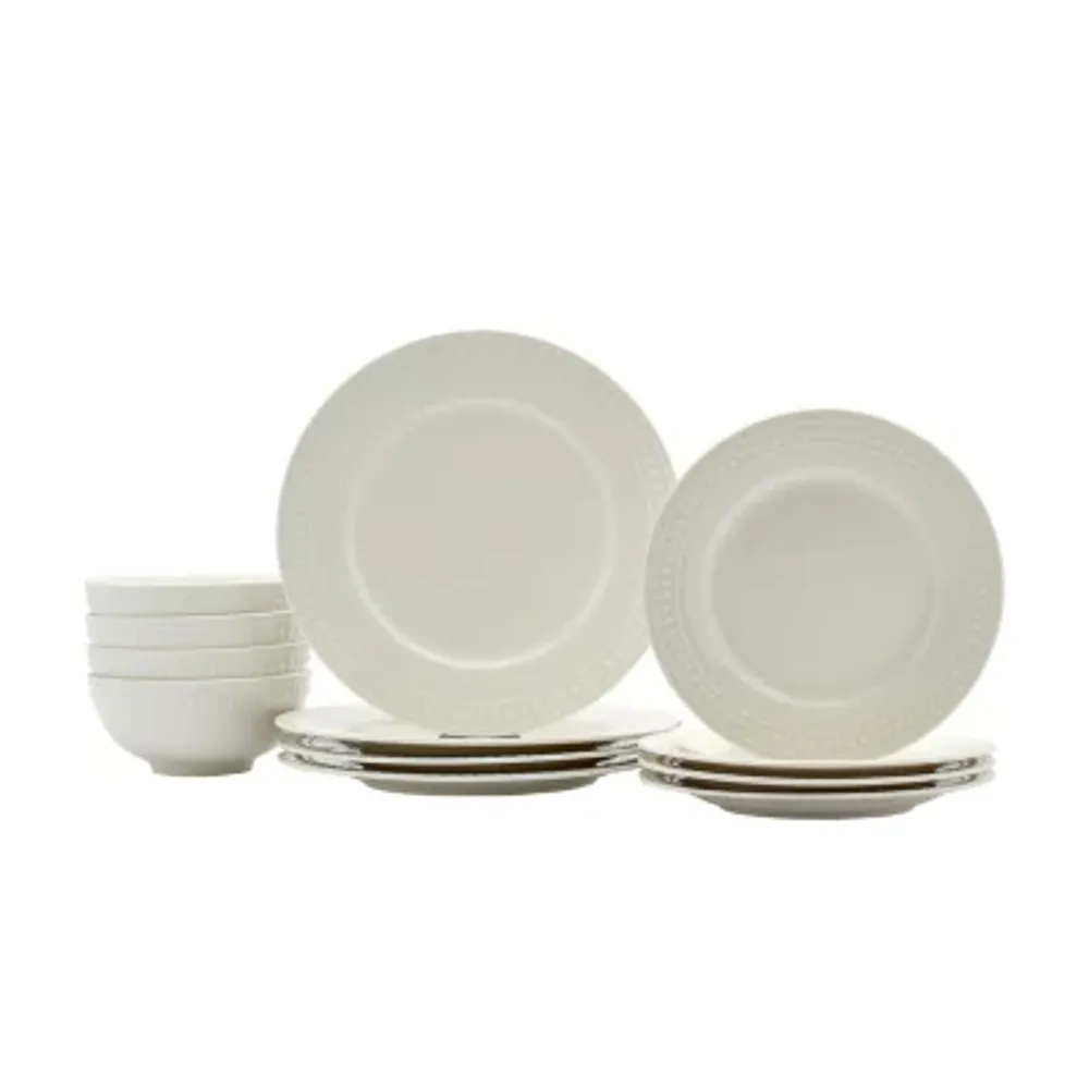 Tabletops Unlimited Bloom 12-pc. Porcelain Dinnerware Set