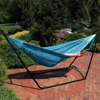 Sunnydaze® Handwoven Thick-Cord Mayan Hammock