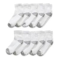 Xersion Little & Big Boys Pair Quarter Ankle Socks