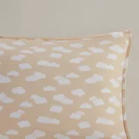 Urban Habitat Kids Ellie Reversible Sunshine Printed 100% Cotton Quilt Set With Throw Pillow