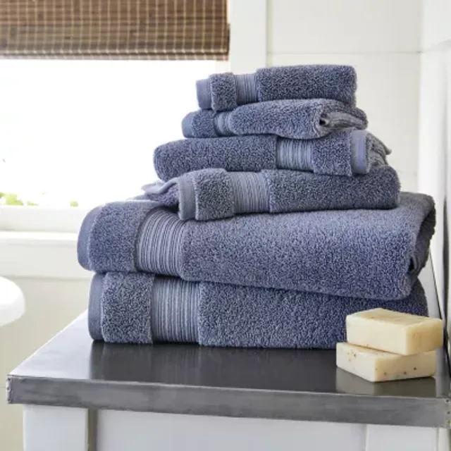 Linden Street Performance Antimicrobial Treated 6pc Bath Towel Set