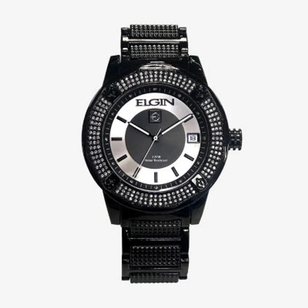 Elgin Womens Silver Tone Bracelet Watch Fg160032