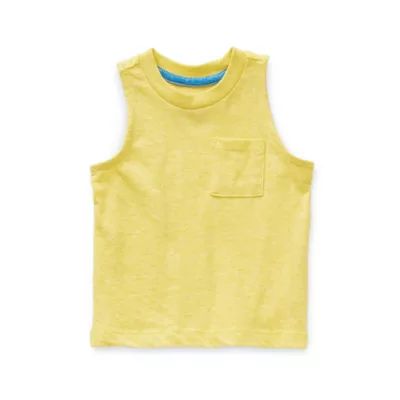 Okie Dokie Baby Boys Crew Neck Sleeveless Muscle T-Shirt