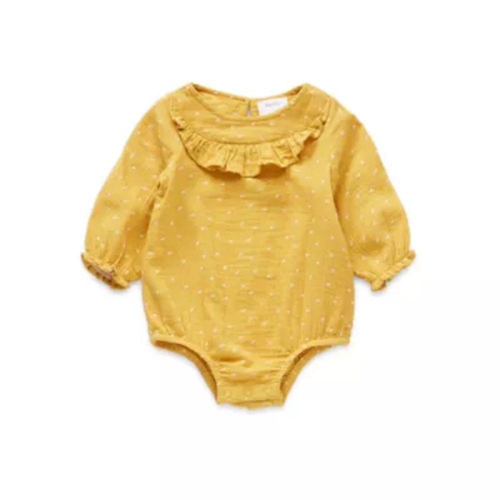 Okie Dokie Baby Girls Long Sleeve Bodysuit