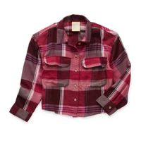 Thereabouts Little & Big Girls Long Sleeve Button-Down Shirt