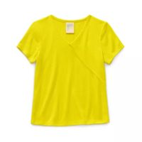 Thereabouts Little & Big Girls V Neck Short Sleeve T-Shirt