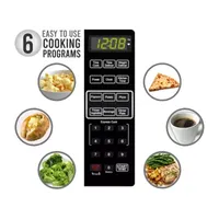 Farberware FMG16SS 1.6 Microwave Oven, Brushed Stainless Steel