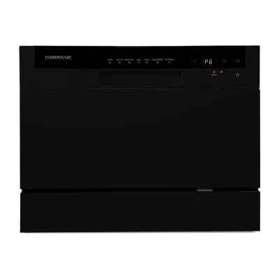 Farberware Professional FCD06ABBBKA 6 Place Setting Countertop Dishwasher