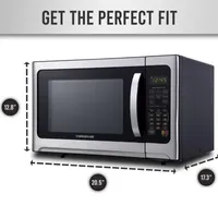 Farberware Professional FMO12AHTBKE 1000-Watt 1.2 Cu. Ft. Microwave Oven with Sensor