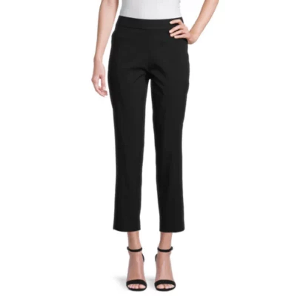 Liz Claiborne-Plus Womens Mid Rise Classic Fit Ankle Pant