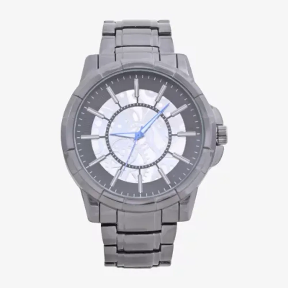 Geneva Mens Gray Bracelet Watch Mac8100jc