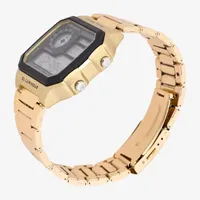 Geneva Mens Digital Gold Tone Bracelet Watch Mac8093jc