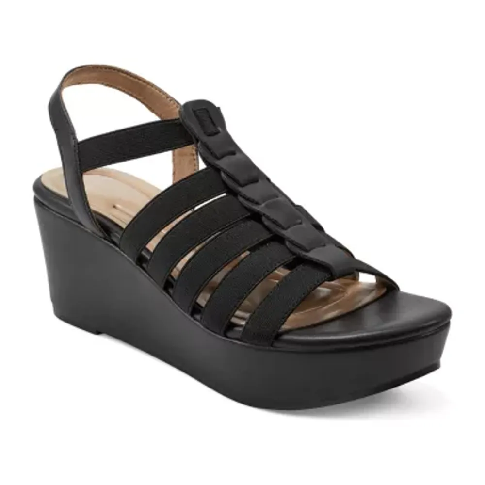 Easy Spirit Womens Avinna Wedge Sandals