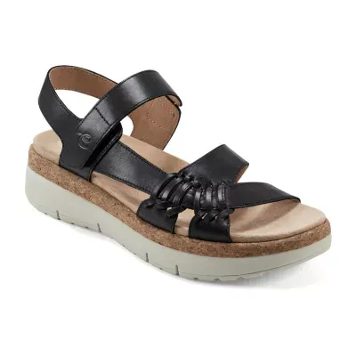 Easy Spirit Ilena Womens Adjustable Strap Footbed Sandals