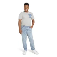 Levi's Big Boys Husky Mid Rise 502 Regular Fit Jean