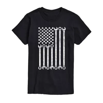 American Outdoorsman Mens Crew Neck Long Sleeve Regular Fit Graphic T-Shirt