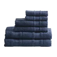 Madison Park Essentials Remy Cotton Super Soft Solid 6-pc. Quick Dry Bath Towel Set