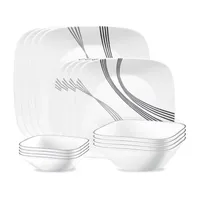 Corelle Urban Arc 16-pc. Glass Dinnerware Set