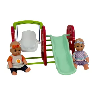 Kids Concepts Playground Slide And Swing Set Toy Playset