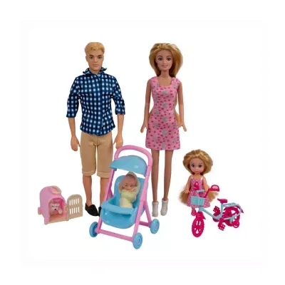 Chic Dolls Family Doll Set With Accessories Doll