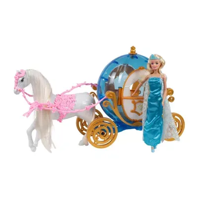 Chic Dolls Princess Doll With Horse And Carriage Doll