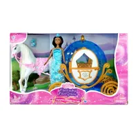 Chic Dolls Princess Doll With Horse And Carriage-Ethnic Doll