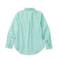 Thereabouts Little & Big Girls Long Sleeve Button-Down Shirt