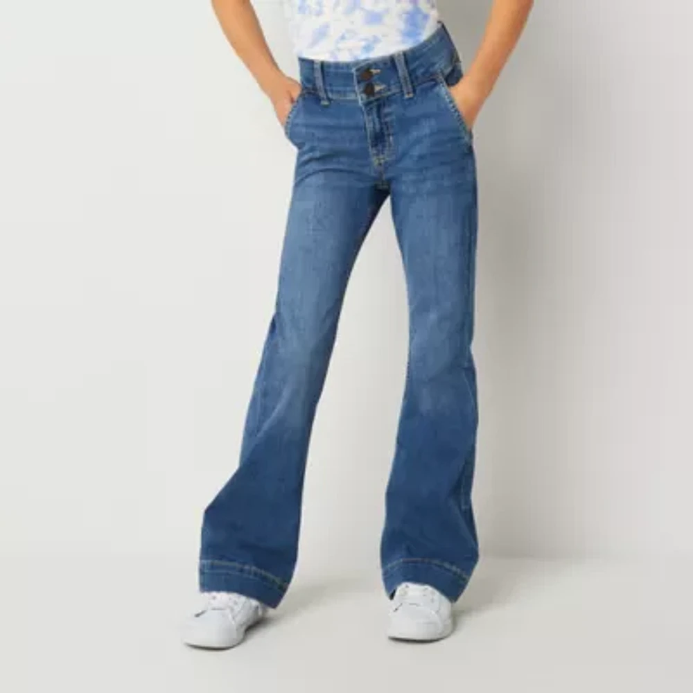 Thereabouts Little & Big Girls Flare Leg Jean