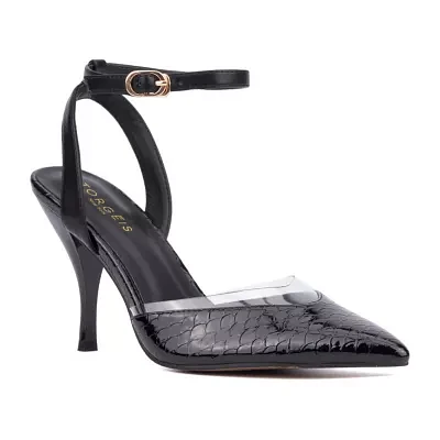 Torgeis Womens Willow Pointed Toe Stiletto Heel Pumps