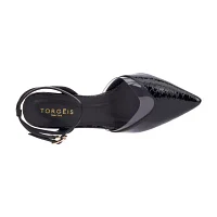 Torgeis Womens Willow Pointed Toe Stiletto Heel Pumps