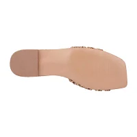 Torgeis Womens Bronze Flat Sandals