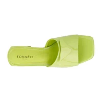Torgeis Womens Polyanna Heeled Sandals