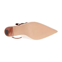 Torgeis Womens Inessa Flared Heel Pumps